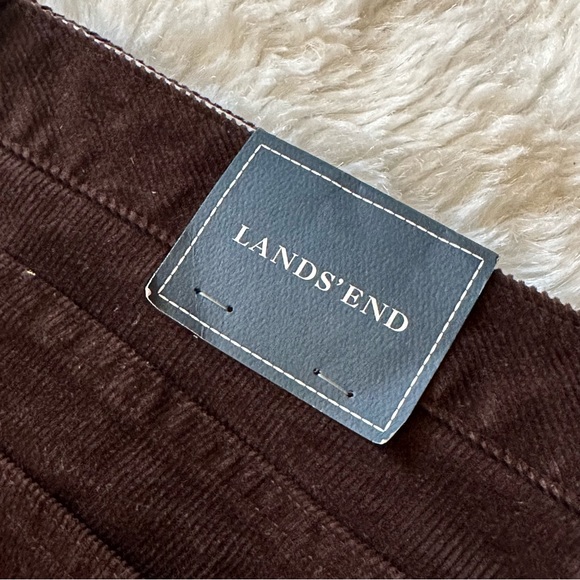 Lands' End corduroy pants in spice brown 18x31 - Picture 2 of 9